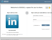 Tablet Screenshot of my.sosius.com